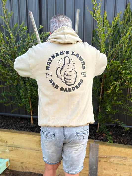 Logo Hoodie Beige