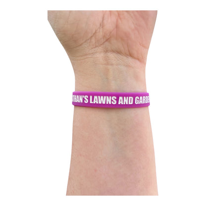 Never Give Up Wristband - Lavender